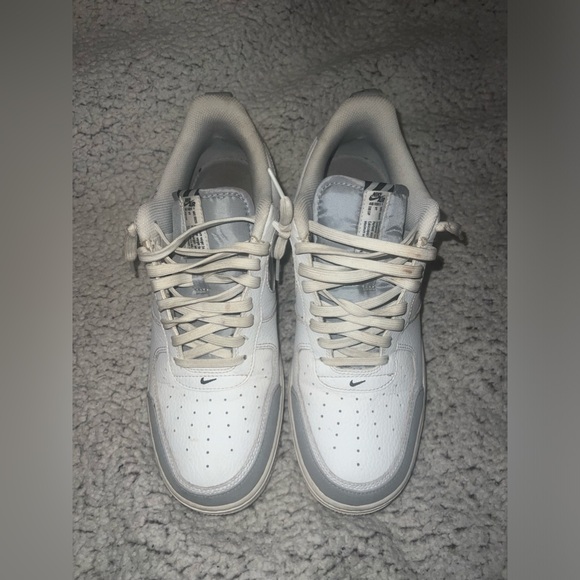White reflective Air Force ones - Picture 2 of 4